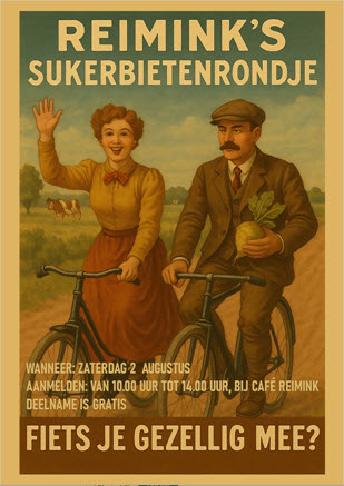 Al voor de 2e keer tijdens het Sukerbietenfeest: Reiminks Sukerbieten Rondje